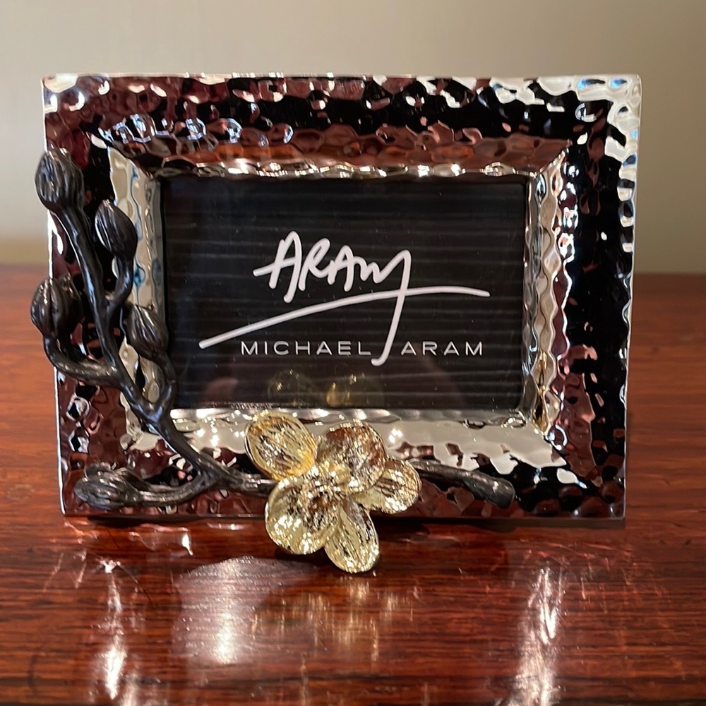 Michael Aram - Gold Orchid Mini Frame - Nickelplate